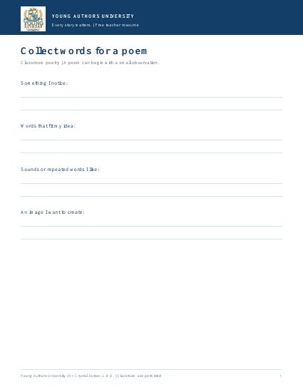 Preview of Classroom Poetry Lab