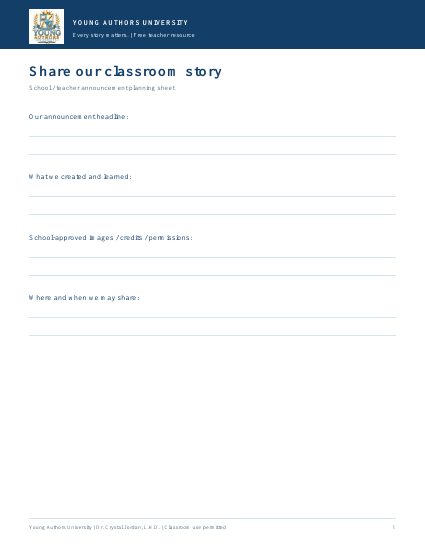 Preview of Share Our Story Classroom Pack
