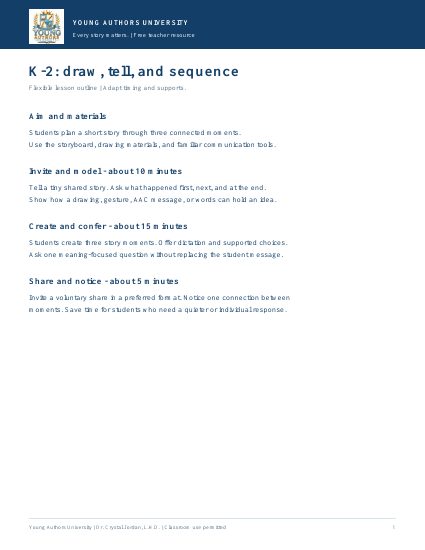Preview of Storytelling Lesson Plans: K–12